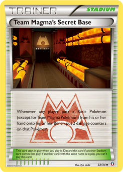 Team Magma's Secret Base — Double Crisis 032