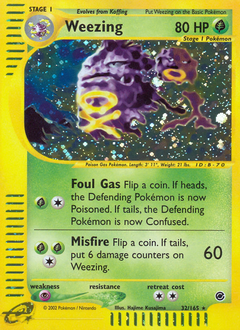Weezing — Expedition Base Set 032