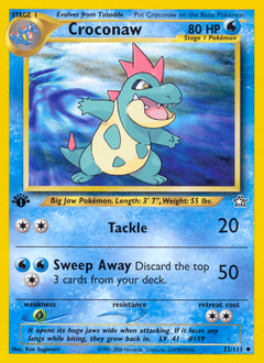 Croconaw — Neo Genesis 032