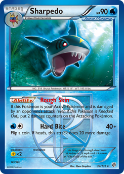 Sharpedo — Plasma Storm 033