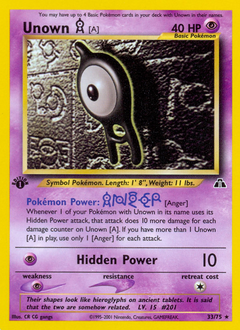 Unown [A] — Neo Discovery 033