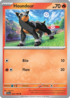 Houndour — Scarlet & Violet 033