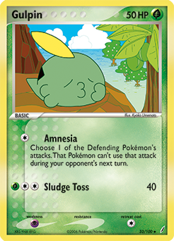 Gulpin — Crystal Guardians 033