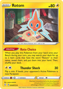 Rotom — Shining Fates 034