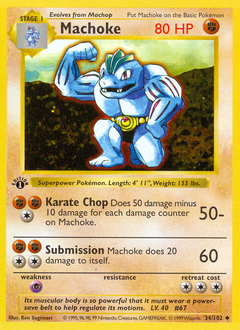 Machoke — Base 034