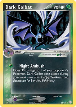 Dark Golbat — Team Rocket Returns 034