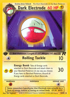 Dark Electrode — Team Rocket 034