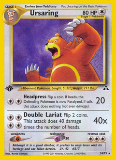 Ursaring — Neo Discovery 034
