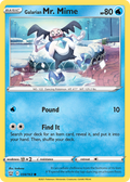 Galarian Mr. Mime — SWSH5 034