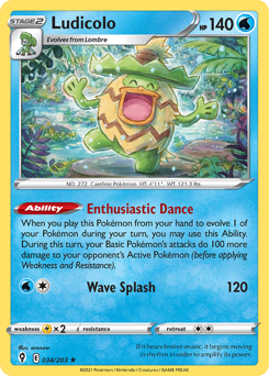 Ludicolo — Evolving Skies 034