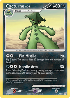 Cacturne — Great Encounters 034