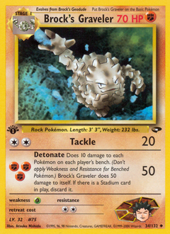 Brock's Graveler — Gym Challenge 034