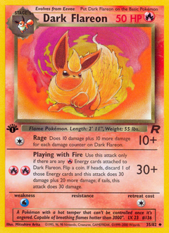 Dark Flareon — Team Rocket 035