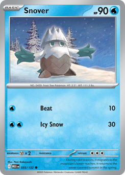 Snover — Mega Evolution 035