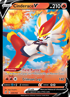 Cinderace V — Rebel Clash 035