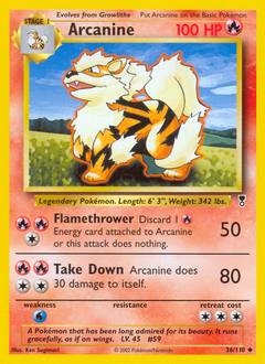 Arcanine — Legendary Collection 036