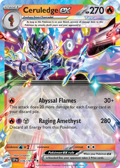 Ceruledge ex — Surging Sparks 036