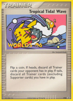 Tropical Tidal Wave — Nintendo Black Star Promos 036