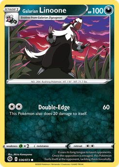 Galarian Linoone — SWSH35 036