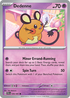 Dedenne — Paldean Fates 036