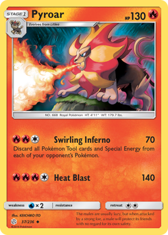 Pyroar — Cosmic Eclipse 037
