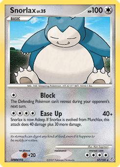 Snorlax — Diamond & Pearl 037
