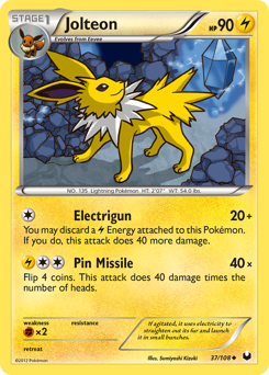 Jolteon — Dark Explorers 037