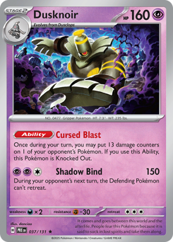 Dusknoir — Prismatic Evolutions 037