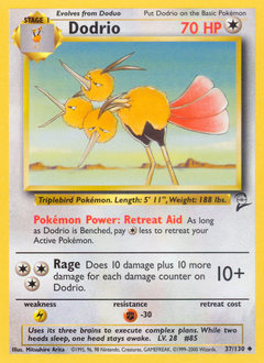 Dodrio — Base Set 2 037