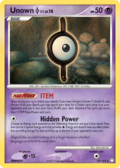 Unown [I] — Mysterious Treasures 037