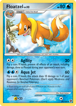 Floatzel — Great Encounters 037