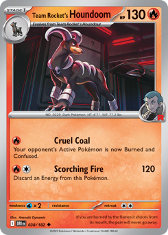 Team Rocket's Houndoom — Destined Rivals 038