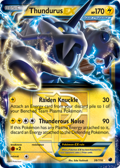Thundurus-EX — Plasma Freeze 038