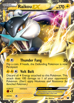 Raikou-EX — Dark Explorers 038