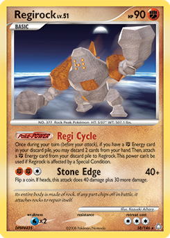 Regirock — Legends Awakened 038