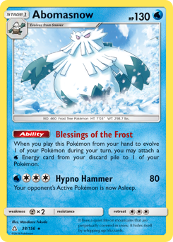 Abomasnow — Ultra Prism 038