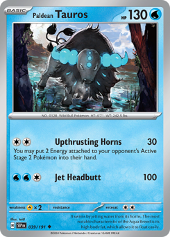 Paldean Tauros — Surging Sparks 039