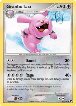 Granbull — Great Encounters 039