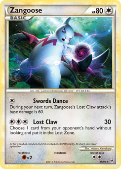 Zangoose — Call of Legends 039