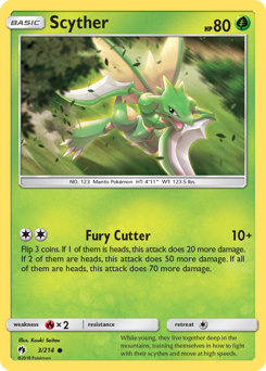 Scyther — Lost Thunder 003