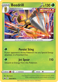 Beedrill — SWSH6 003
