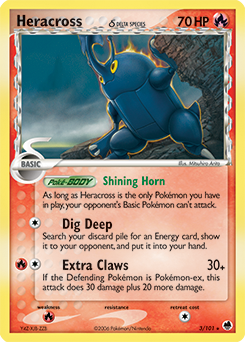 Heracross δ — Dragon Frontiers 003