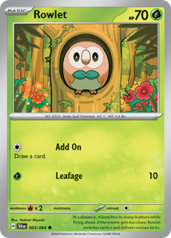Rowlet — Shrouded Fable 003