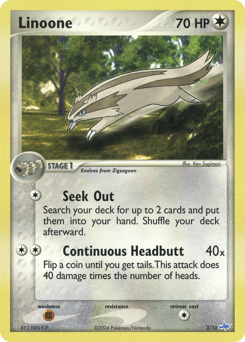 Linoone — EX Trainer Kit Latios 003