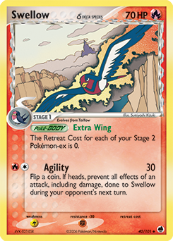 Swellow δ — Dragon Frontiers 040