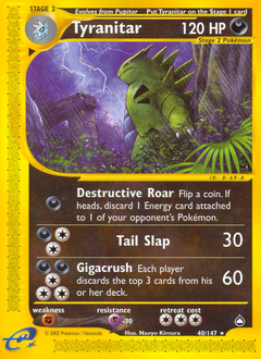 Tyranitar — Aquapolis 040