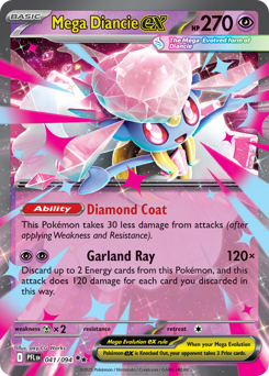 Mega Diancie ex — Phantasmal Flames 041