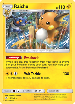 Raichu — Burning Shadows 041