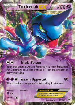 Toxicroak-EX — Flashfire 041