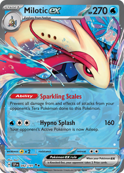 Milotic ex — Surging Sparks 042